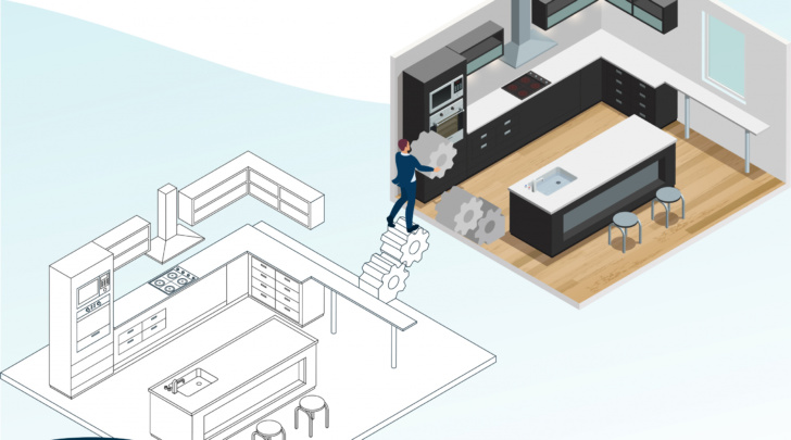 man bridging practicality and design with 3d planning solutions