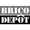 Brico Depot black and white logo