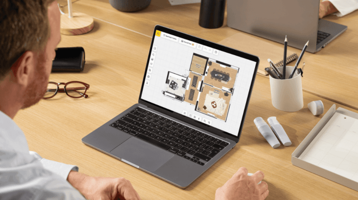 Creation d'un plan de maison 2D en ligne sur le planner Homebyme