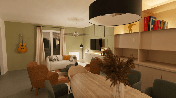 Quelques touches de lumière pour un jeu d'éclairage de salon réussi