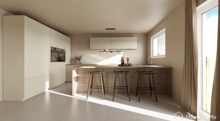 3D plan kitchen