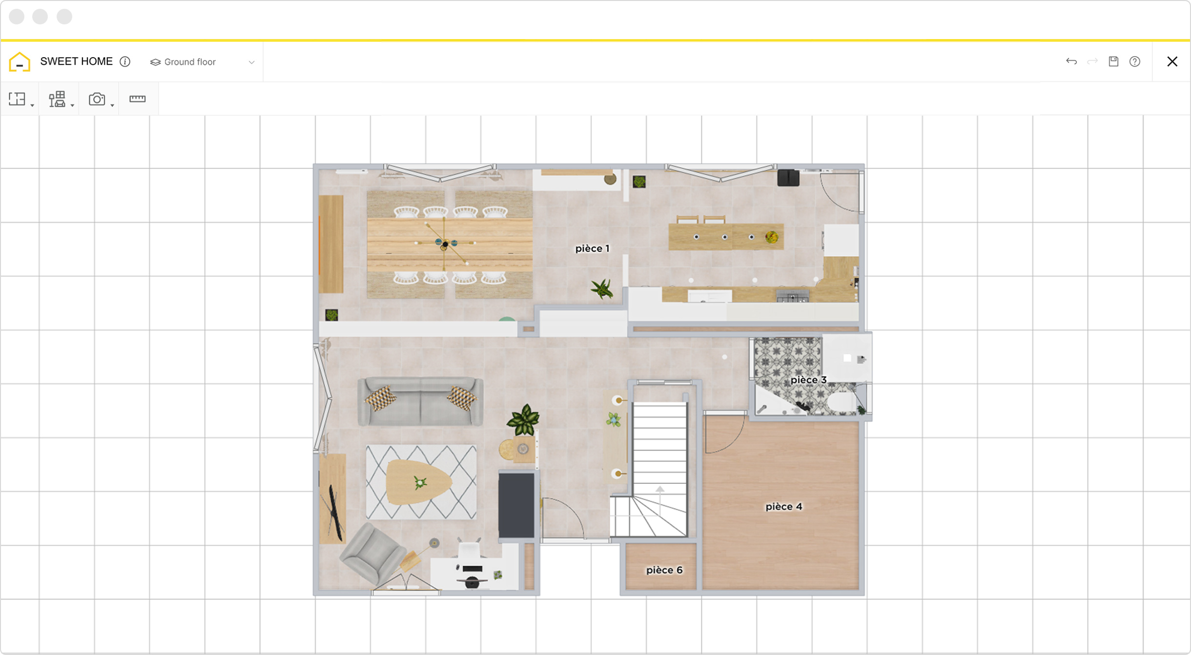 Floorplanner - A 2D floorplan created with floorplanner.com