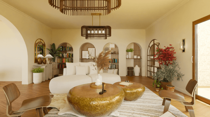 Make use of every space available to decorate