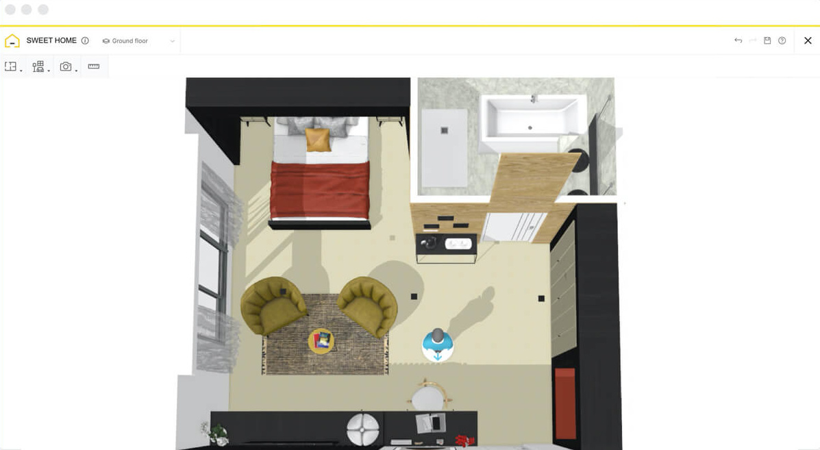 Interior Design creation with Floorplanner