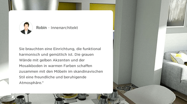 Personalisierten Tipps zur Realisierung der Inneneinrichtung