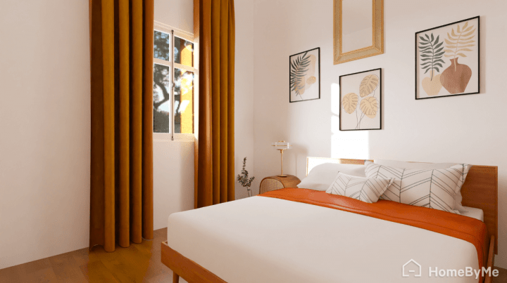 Ideas for a dreamy mid-century bedroom