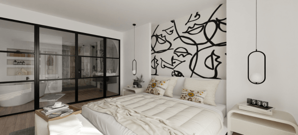Chambre de style moderne
