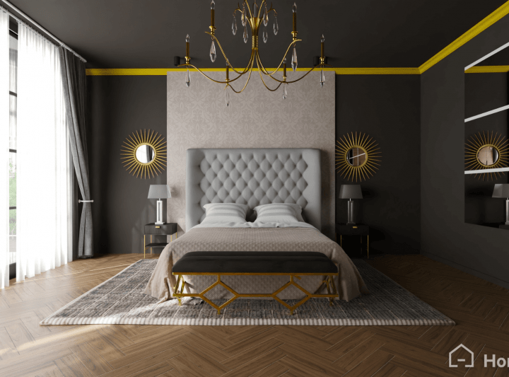 Hollywood regency style interior