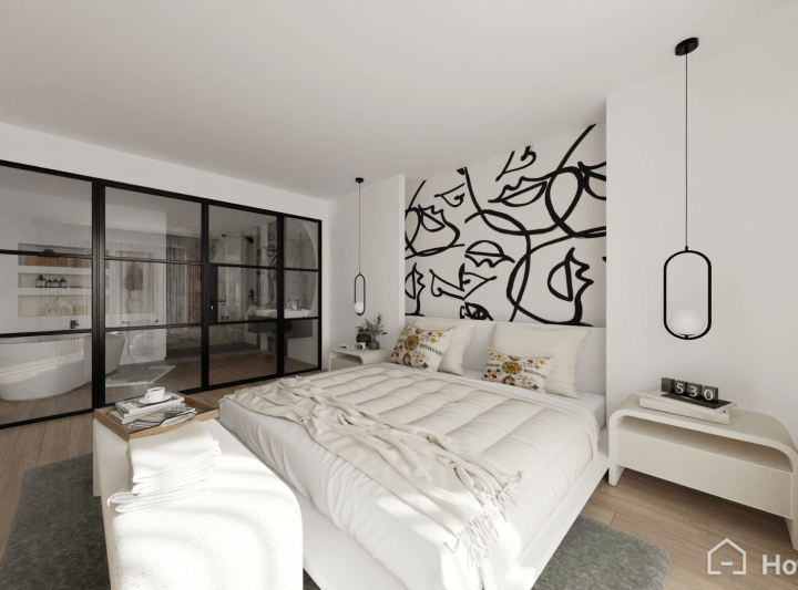 Modern bedroom decor