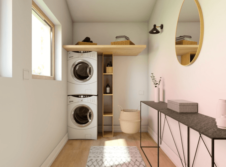 Laundry room idea with the 3D software homebyme