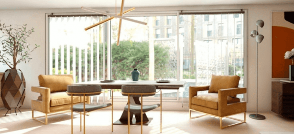 Mid-century modern dining room