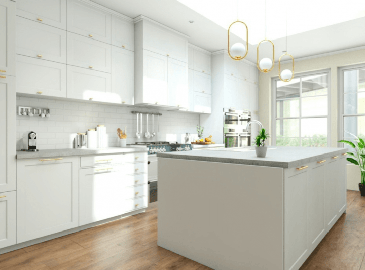 Idea of an open layout modern kitchen