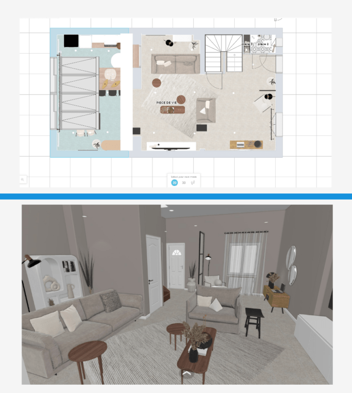 Interior Design creation with Floorplanner