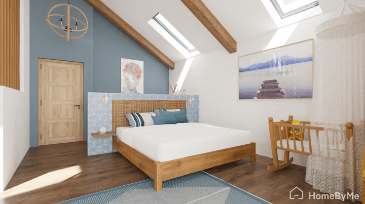 Chambre dans un barndominium