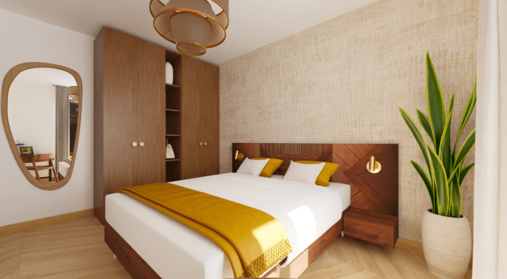 3D bedroom plans