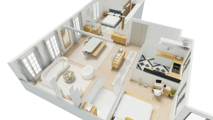 How To Create 5 Bedroom House Plans Using 3D Software HomeByMe 138-acres-with-a-5-bedroom-house-a-suite-above-the-garage-and-a-shop