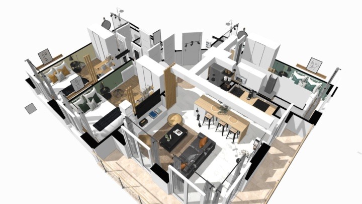 5 Planos de casas sencillas: con 2, 3 dormitorios