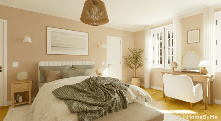 Cottage style bedroom plan