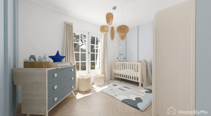 Spaced-theme-bedroom