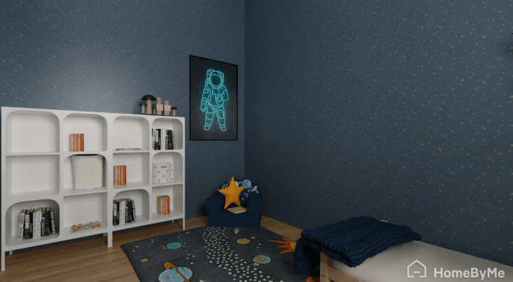 Space reading kid's room