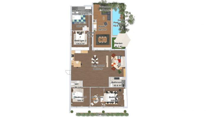 5 Bedroom House Plans
