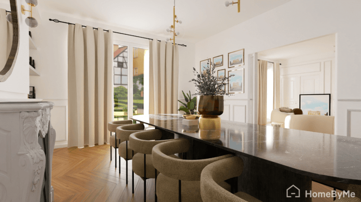 Mastering the art of a living dining room