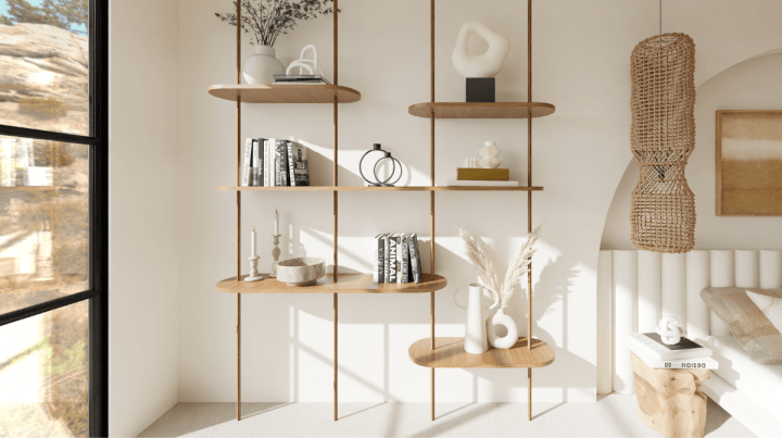 Gallery of objects and book