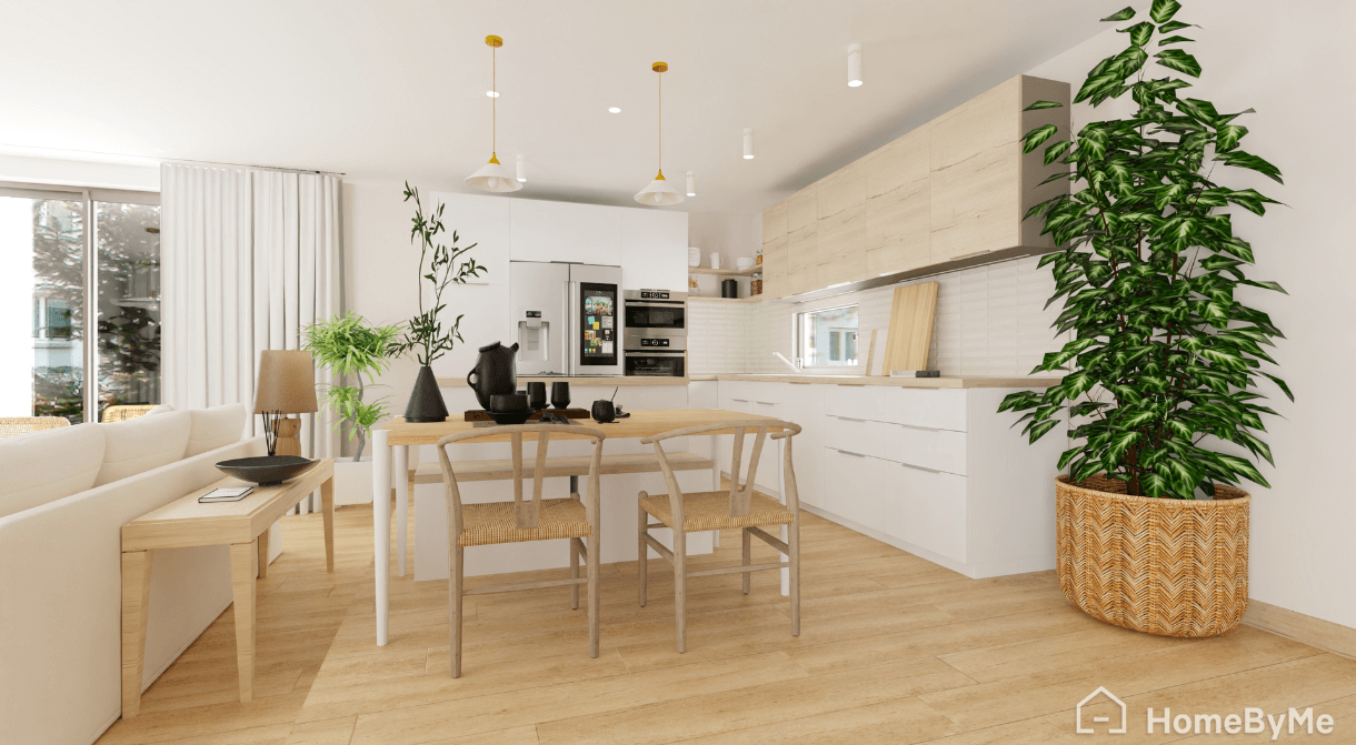Example of a Scandinavian interior
