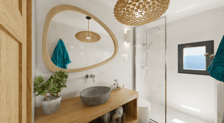 Salle de bain de maison