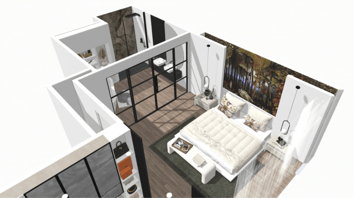 Projet de conception d'une chambre à l'aide d'un planificateur 3D