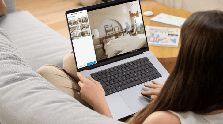 Vue d'un planner de conception de chambre 3D