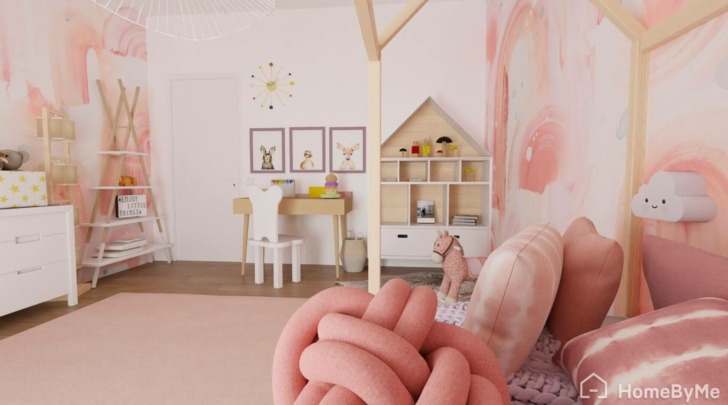 Chambre rose girly