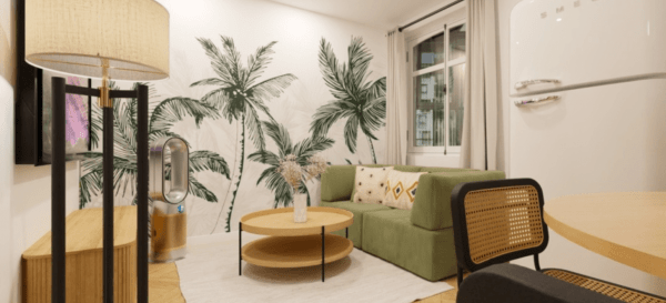 Idée de déco de salon avec les papiers peint wellpapers
