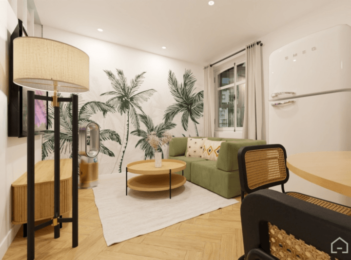 Idée de déco de salon avec les papiers peint wellpapers