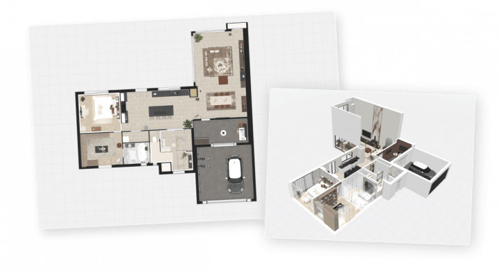 Zoom sur le logiciel de design d'intérieur Homebyme et son interface
