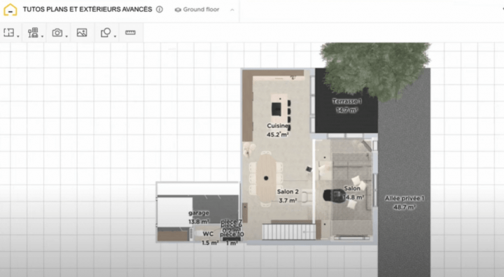 Tuto comment dessiner un plan de maison ou appartement en 2D