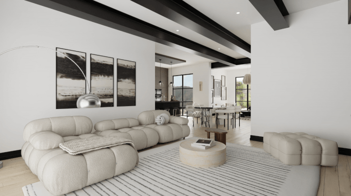 Modern style crosses contemporary design