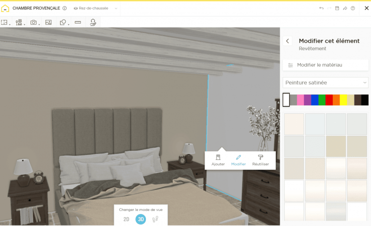 Créer sa chambre en 3D, logiciel gratuit plan chambre 3D