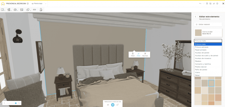 diseñar y planificar dormitorio 3d​ online gratis