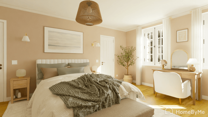 Quarto cor de rosa para adolescente