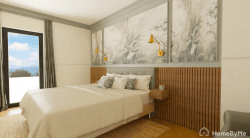 Neutral designs to refresh your bedroom walls.