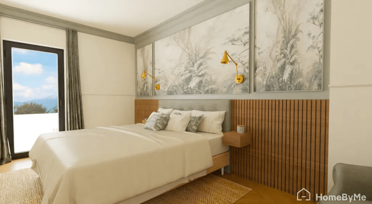 Neutral designs to refresh your bedroom walls.