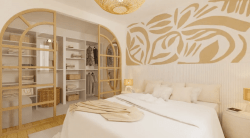 Easy design ideas for a refined bedroom look.