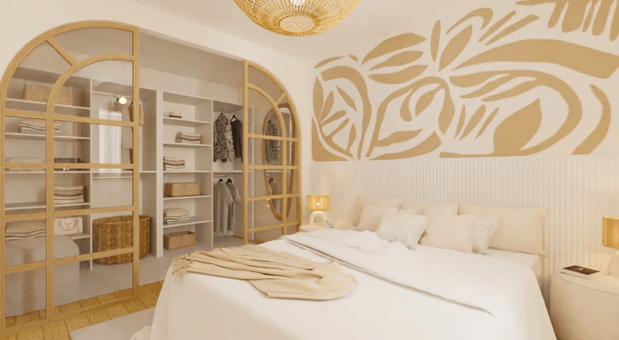 Easy design ideas for a refined bedroom look.