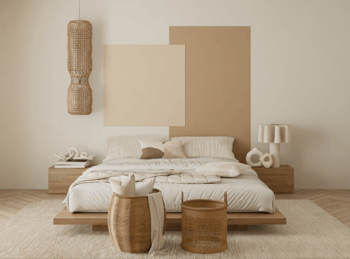 Ejemplo de cabecero de dormitorio de tendencia