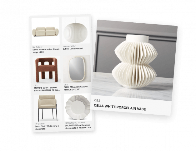 the mobile app allows to carry your 3D home projects everywhere