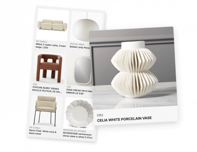 Bring your ideas to life with real-brand products from our catalog.